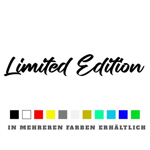 Limited edition styling - edition,