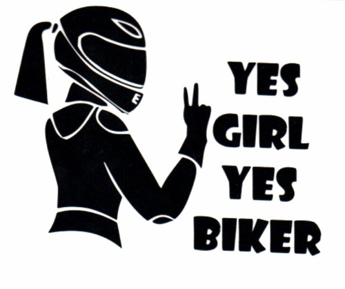 Auto motorrad aufkleber girl - motorrad,