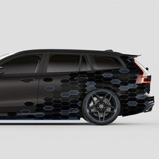 Waben Aufkleber 2er Set je