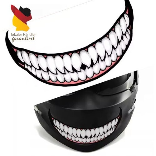 Böses lachen zähne sticker - lachen,