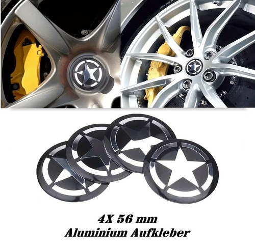 Aluminium aufkleber - 4x,