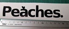 PEACHES TUNING 15cm Sticker