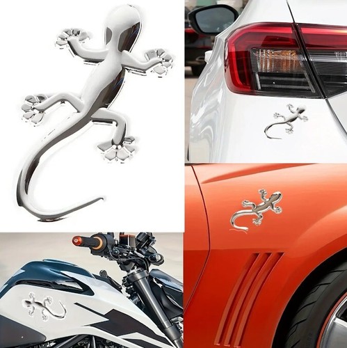 Chrom gecko metall - 1x, 3d