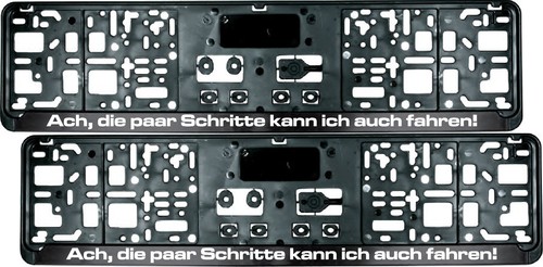 Kennzeichenhalter ach - 2x,