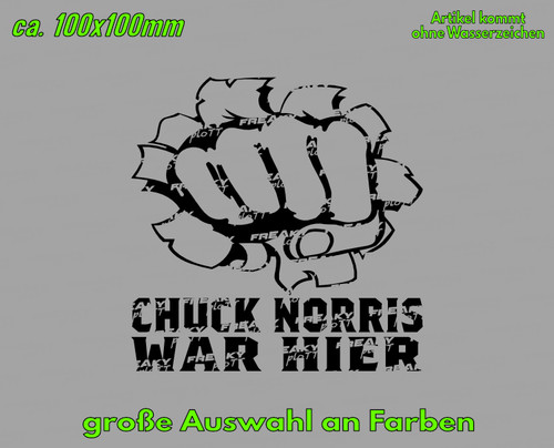 Chuck norris auto aufkleber - norris,