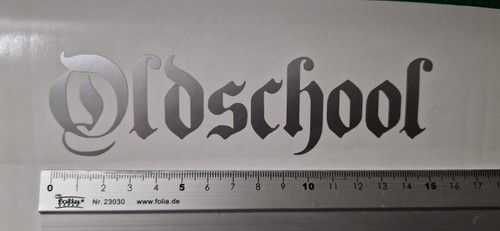Oldschool sticker - 2x,