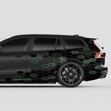 Waben Aufkleber 2er Set je