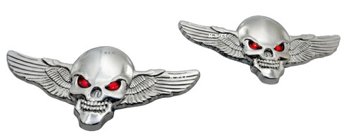 Metall totenkopf flügel - metall,