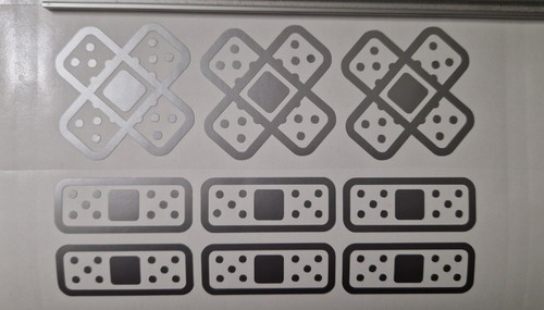 Pflaster sticker set bogen - set,
