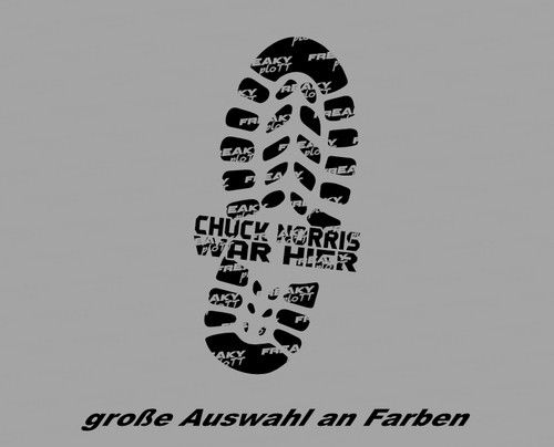 Chuck norris autoaufkleber - chuck,