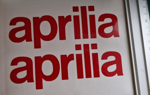 Aprilia 2er set aufkleber - aprilia,