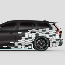 Waben Aufkleber 2er Set je