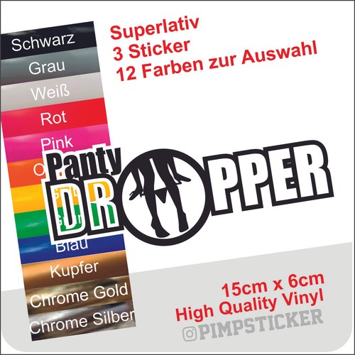Panty dropper sticker - sticker, fun