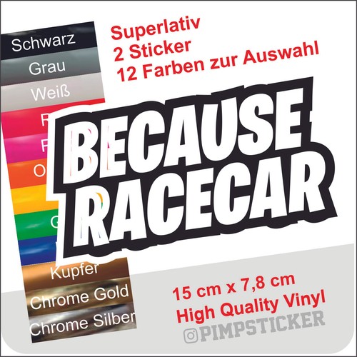 Because racecar tuning - racecar,