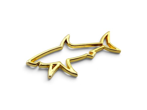 Gold hai haifisch metall - 3d,