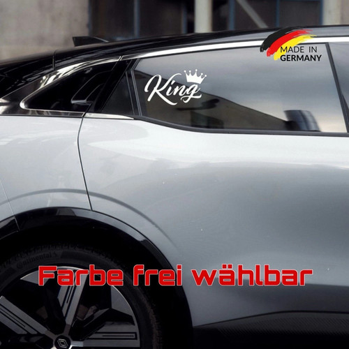 Autoaufkleber krone king - autoaufkleber,