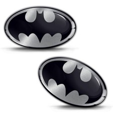 3D Aufkleber Schwarz Logo